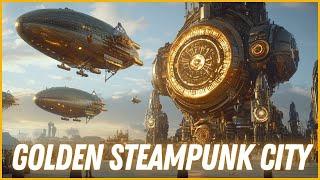 Explore the City of the Sun: AI-Generated Steampunk Masterpiece | MidJourney & Hailuo AI