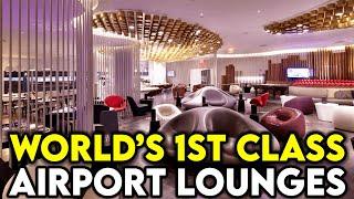 Top 10 Most LUXURIOUS and EXPENSIVE FIRST CLASS AIRPORT LOUNGES in the WORLD 2023 