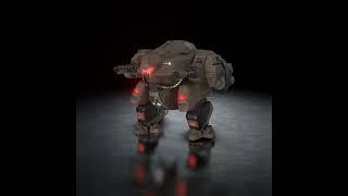 Mecha Walk Cycle - 3D Animation