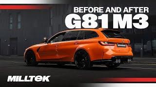 Milltek BMW G81 M3 Sound Comparison