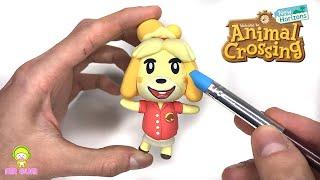 Make Isabelle from Animal Crossing New Horizons with clay / Clay Art Tutorial