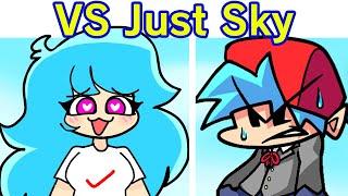 Friday Night Funkin' VS Just Sky Week + Cutscenes (FNF Mod/Hard) (FanGirl Mod/Sky x BF)