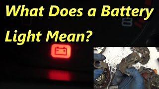 What Makes the Battery Light Come On?