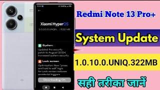 Redmi Note 13 Pro Plus New System Update 1.0.10.0. | Optimization System, New Lock icone