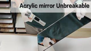 Acrylic mirror:Unbreakable