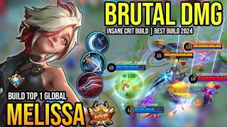 MELISSA BEST BUILD 2024 | BUILD TOP GLOBAL MELISSA GAMEPLAY | MOBILE LEGENDS