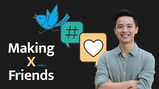 How to Grow on Twitter/X by Making Your First 100 Friends (Full Course)(works for Threads!)