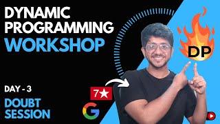 DP Forms practice and ideas | Day 3 Doubt Session | Dynamic Programming  | Vivek Gupta