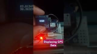 Displaying Ublox Neo-6m GPS data on small oled i2c display using esp32 #ublox #gps #esp32 #arduino