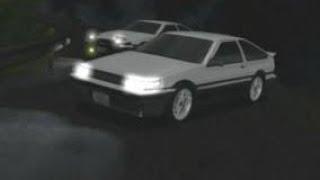 Initial D- AE86 vs AE86 Turbo part 2 of 2 [ HD] with Eurobeat