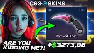 CSGO-SKINS 1 DAKİKADA $15000 KAZANDIM!! CS2 KASA AÇILIMI! Csgoskins Promo Code 2025