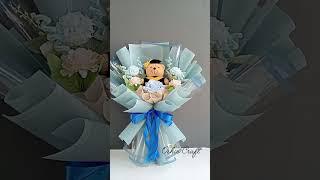 Buket wisuda #diy #tutorial #bouquet #craft