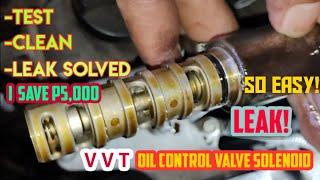 Suzuki Ertiga VVT Oil Control Valve Leak.  Easy fix! Save you a lot of money!