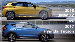 2018 BMW X2 vs 2017 Hyundai Tucson (technical comparison)