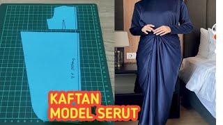 [Pola Kaftan Lilit] Membuat Pola Rok LilitGamis Lilit  Part 2