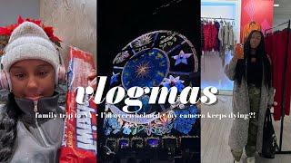 VLOGMAS: FAMILY TRIP TO NEW YORK + IM OVERWHELMED + MY CAMERA KEEPS DYING!? | NATASHA S.