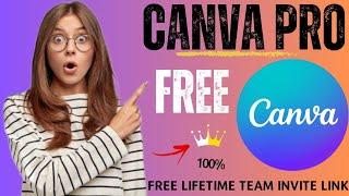 Canva Pro Team Invite Link - Canva Pro Free Lifetime