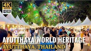 [AYUTTHAYA] Ayutthaya World Heritage 2024 "Ultimate Street Foods Tour!"| Thailand [4K HDR]