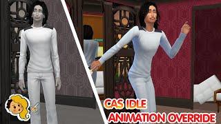 Sims 4 How to Change Cas Idle Animations Fast And EASY!