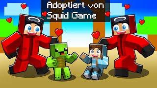 WIR werden von SQUID GAME SOLDATEN ADOPTIERT in Minecraft!