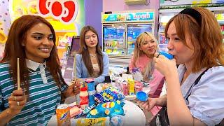 Trying EVERYTHING at Sanrio 7-11 Taiwan