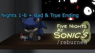 FNAS 3: Reburned(Full Game) - Nights 1/6 + Bad & True Ending Complete.