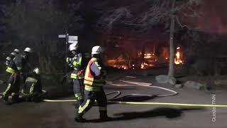 Brand im Affenhaus im Krefelder Zoo