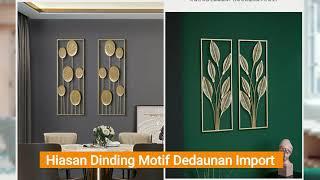 Jual hiasan dinding kamar ruang tamu esthetic abstrak bunga elegant minimalis di Jakarta Timur