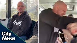 Assault on bus in Abbotsford caught on camera