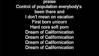 Red Hot Chili Peppers - Californication (Lyrics)