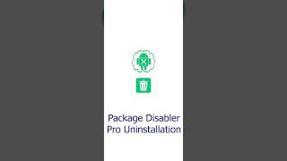 How to uninstall Package disabler