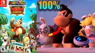 Mario + Rabbids Kingdom Battle: Donkey Kong Adventure (DLC) [06] 100% Switch Longplay