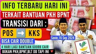 KABAR TERBARU‼️ PKH BPNT YANG CAIR DARI POS KE KKS BISA CAIR DOBEL | JUL-SEP + OKT-DES SIMAK INFONYA