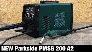 NEW Lidl Parkside ® PMSG 200 A2 / 4in1 Mig/Mag/Tig/MMA welder / Unboxing and Test MAG Welding