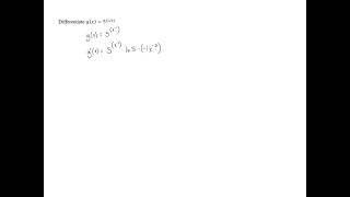 Derivatives of Exponential Functions - Problem 3