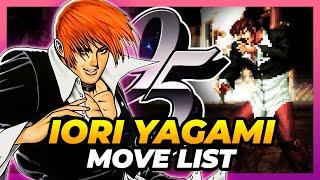 IORI YAGAMI MOVE LIST - The King of Fighters '95 (KOF95)