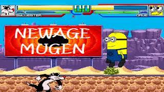 NICK54222 MUGEN: Sylvester VS Dave the Minion (Supereddieman)