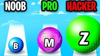 NOOB vs PRO vs HACKER In A-Z RUN!? (ALL LEVELS!)