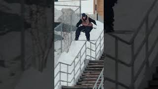 Snowboarding In The Streets ️ #snowboard