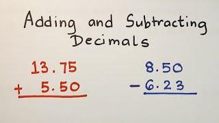 How to Add and Subtract Decimals? Operation on Decimals