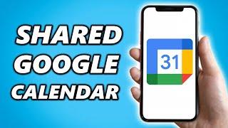 How to Add Shared Google Calendar to iPhone!