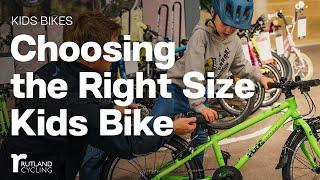 How to Chose the Right Size Kids' Bike | Rutland Cycling