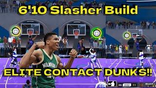 NBA2k25 LEGEND POSTERIZER "Giannis Antetokounmpo" build (Elite driving AND standing contacts)