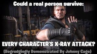 Could a real person survive : ALL X-RAY ATTACKS?! (Mortal Kombat XL) (Finale Compilation)