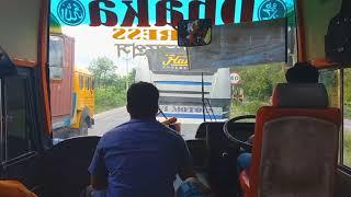 Dhaka express vs Hanif | ভয়ংকর অভারটেক ভিডিও| Bus Race In Bangladesh 2021| Bus lover habib bd