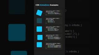 CSS Animations Examples #css #coding #htmlcss #html #programming #code #webdevelopment #animation