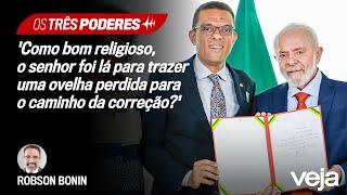 Robson Bonin questiona Otoni de Paula sobre visita a Lula | Os Três Poderes