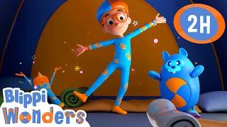 Sleep | Blippi Wonders | Preschool Learning | Moonbug Tiny TV