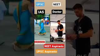 Doctor v-s IAS - NEET Motivation status @iasmotivation @neet @motivation @shorts @youtubeshorts