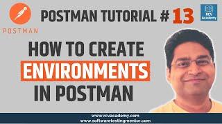 Postman Tutorial #13 - How to Create Environment in Postman